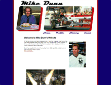 Tablet Screenshot of mikedunnracing.com